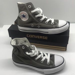 Chuck Taylor All Star High-Top  Classic Youth Size 12 Charcoal